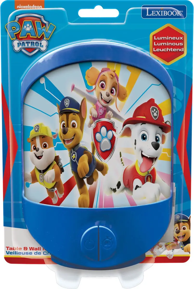 Lexibook Paw Patrol NLJ20PA Nachtlampje - Blauw - afbeelding 2 van 6
