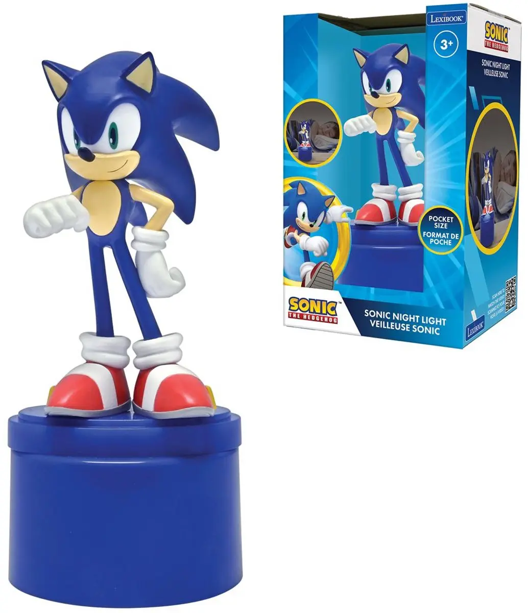 Lexibook Sonic Pocket Nachtlampje NLJ01SN - Blauw - afbeelding 6 van 6