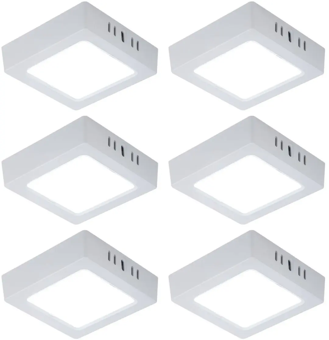 LED plafondlamp woonkamerverlichting halverlichting opbouw paneel vierkante keuk