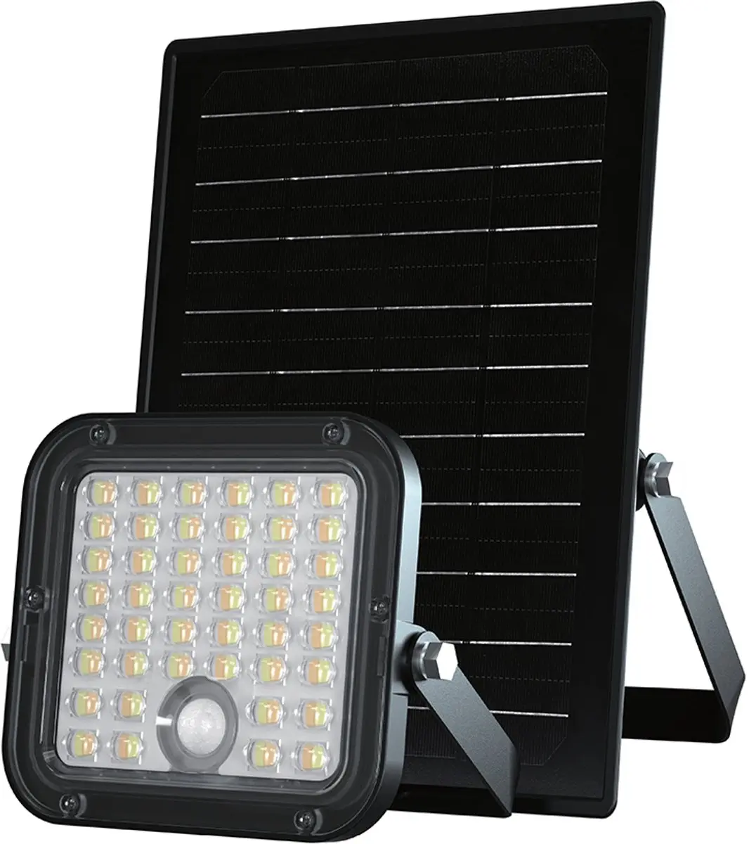 V-TAC VT-411CCT Solar LED-schijnwerper - IP65 - Zwart - afbeelding 3 van 6