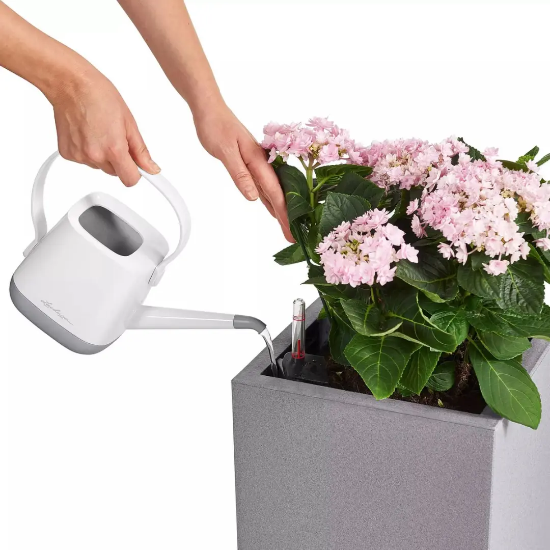 Lechuza Canto Stone 30 Low Plantenbak - 12l - Grafietzwart - afbeelding 5 van 6
