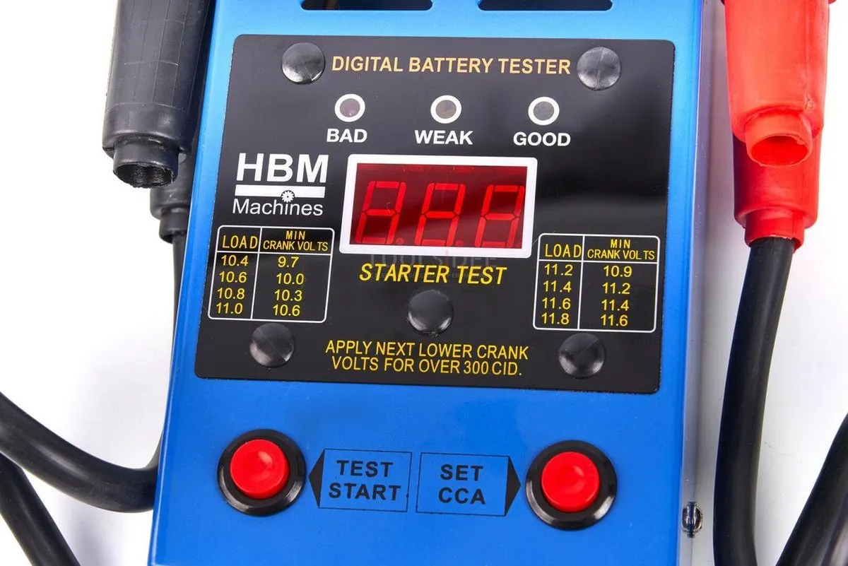 HBM 125 AMP Professionele Accu Tester