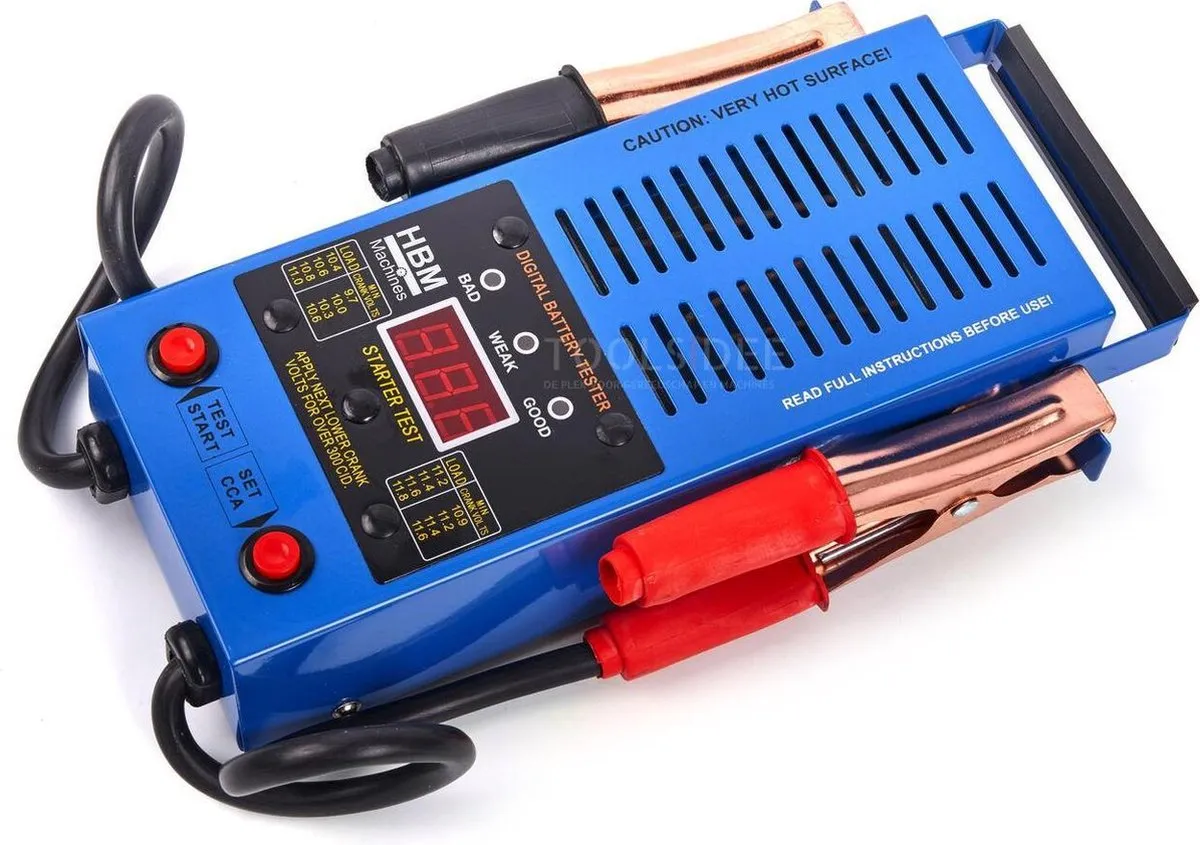 HBM 125 AMP Professionele Accu Tester