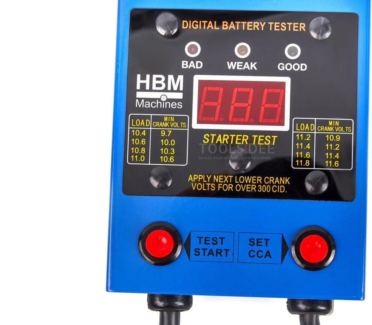 HBM 125 AMP Professionele Accu Tester