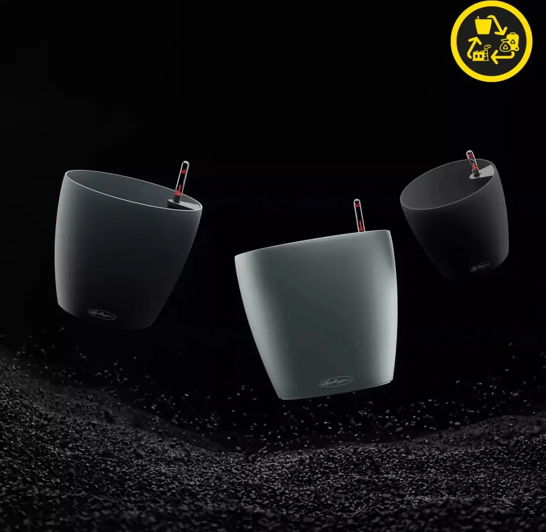 Lechuza Classico Color ECO 18 Plantenbak - Lichtgrijs - afbeelding 6 van 6