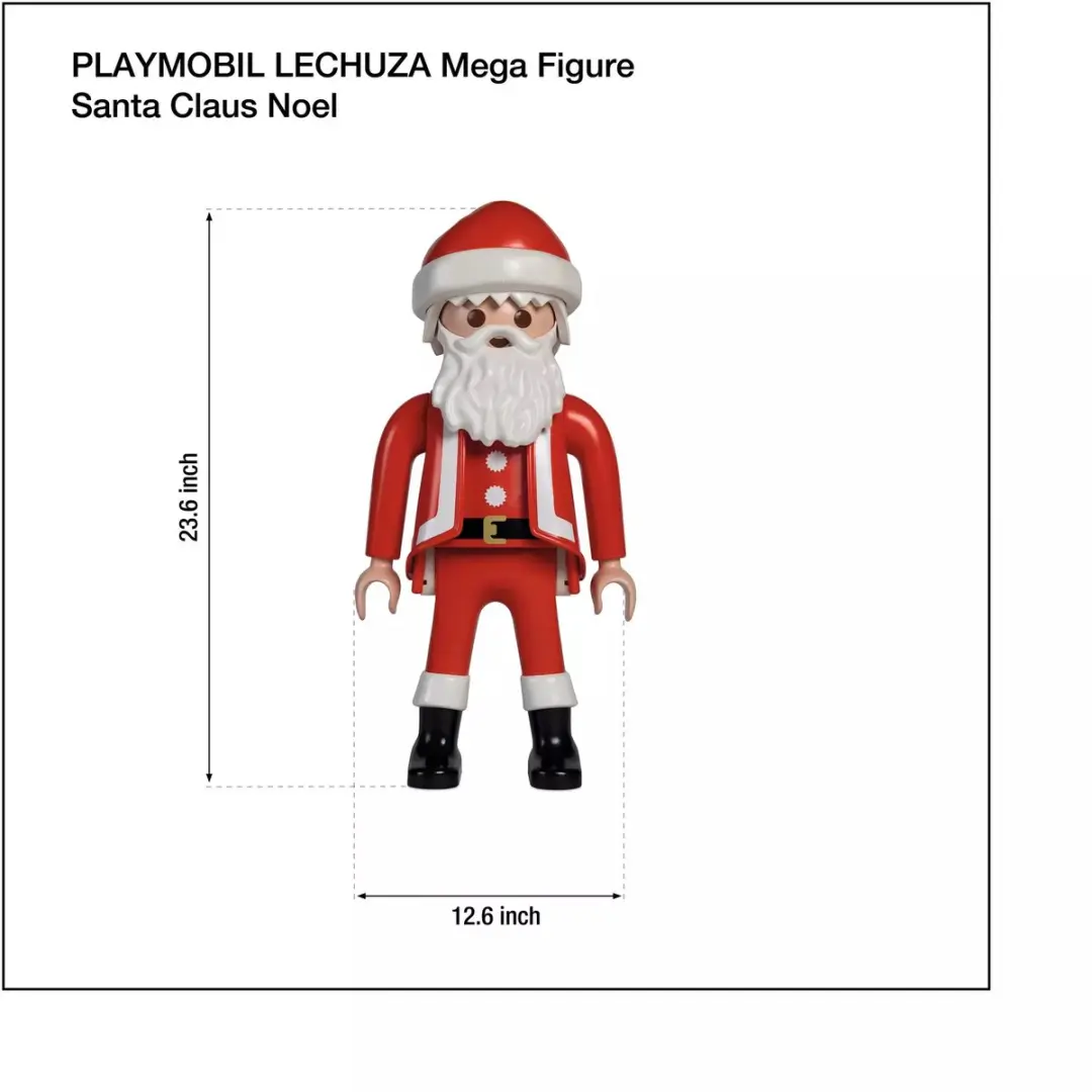 Lechuza Playmobil XXL Kerstman Noel - Rood/Wit - afbeelding 4 van 6