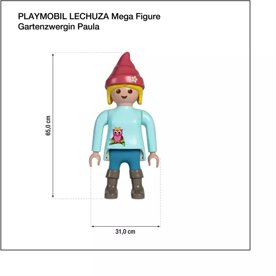 Lechuza Playmobil XXL Tuinkabouter Paula - 60cm - afbeelding 4 van 6