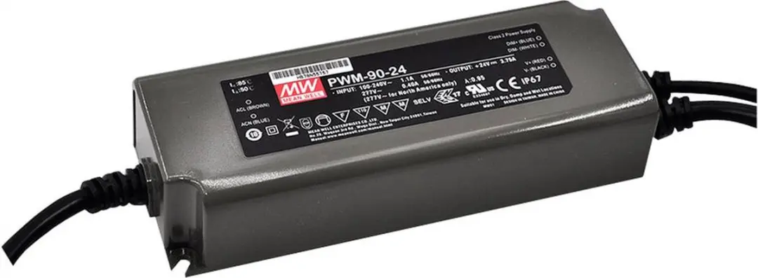 Mean Well PWM-90-24DA LED-driver - 90W - 24V DC - afbeelding 3 van 3