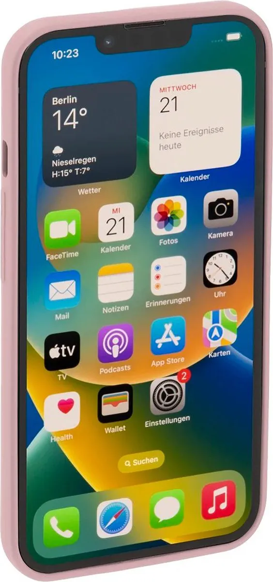 Hama Finest Feel Cover iPhone 14 Plus - Roze - afbeelding 4 van 6