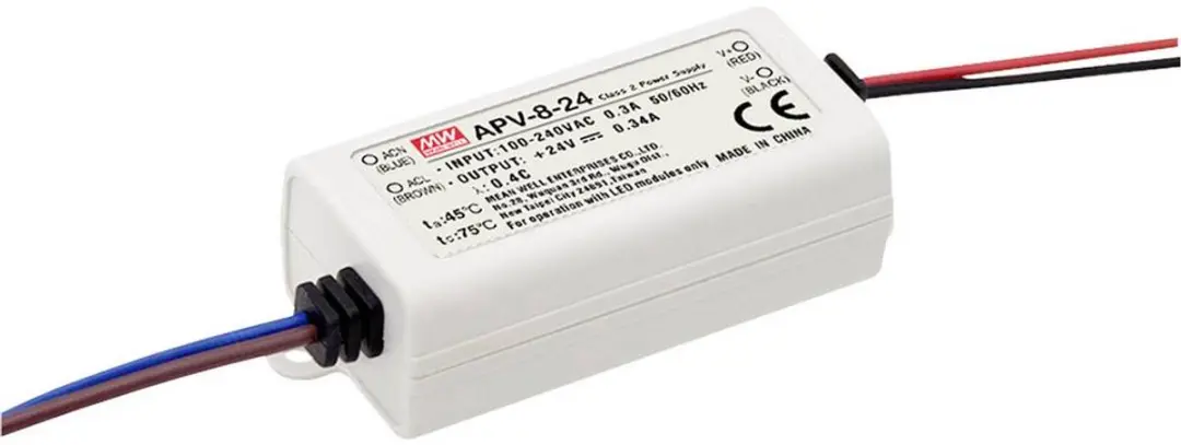 Mean Well APV-8-24 LED-transformator
