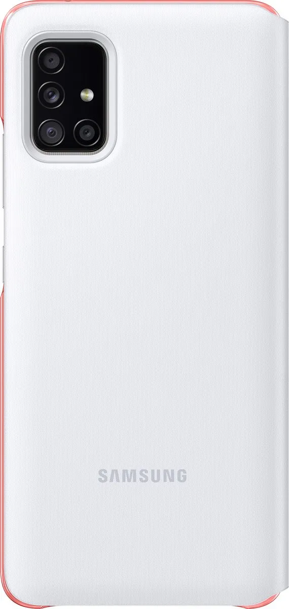 Samsung S View Wallet Hoesje A51 5G - Wit