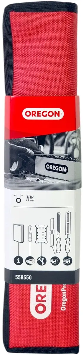 OREGON ZAAGKETTING VIJLSET COMPLEET  KETTINGZAAG SET 4.8MM OPROLTAS
