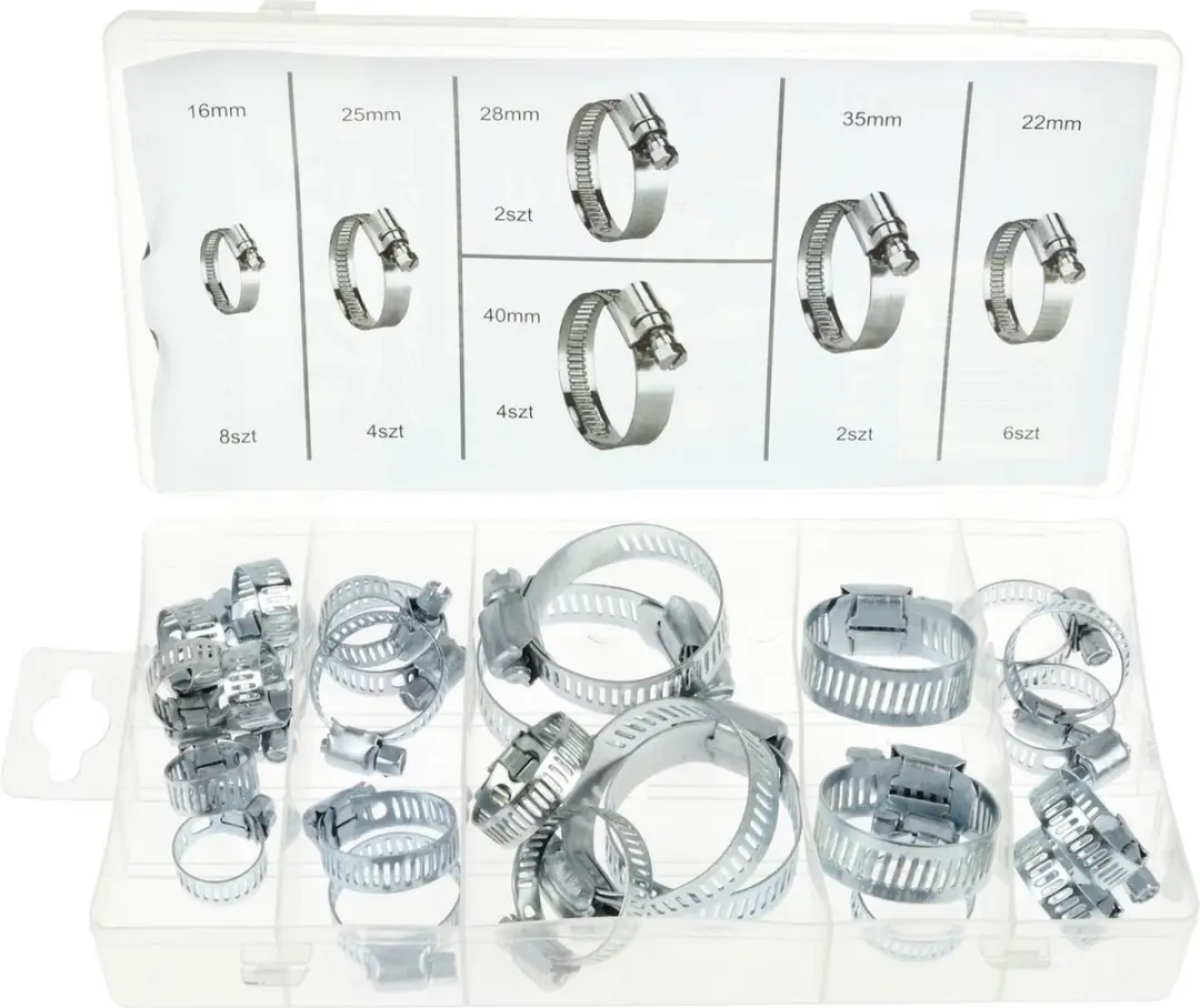GEKO Slangklemmen Assortiment - 26-delig - 16-40mm - afbeelding 4 van 4