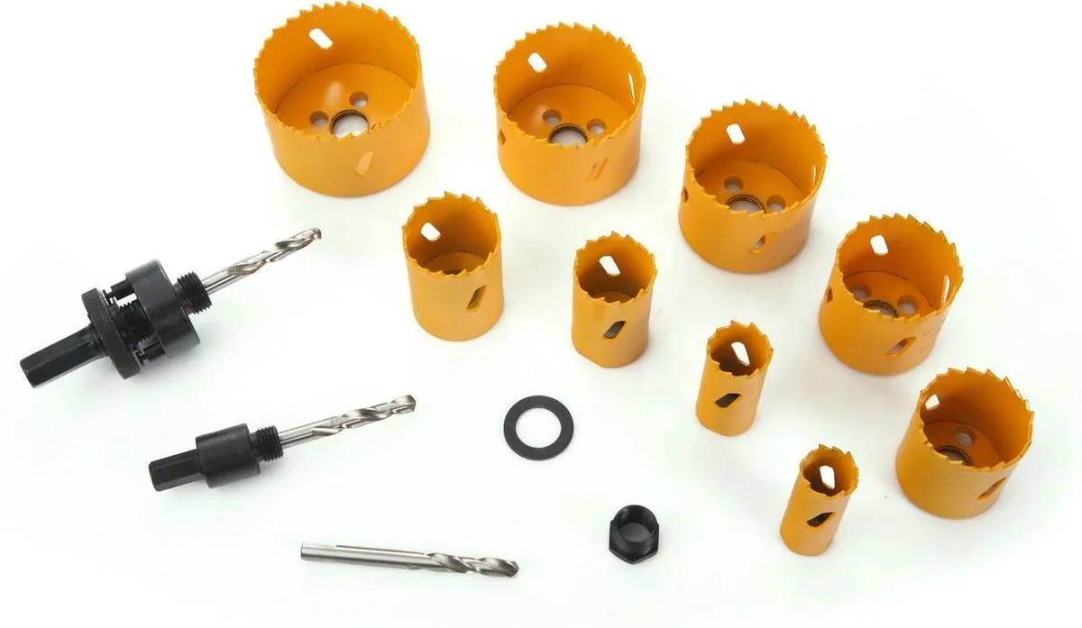 HBM 13-delige Bi-Metaal Gatzagenset 64cm