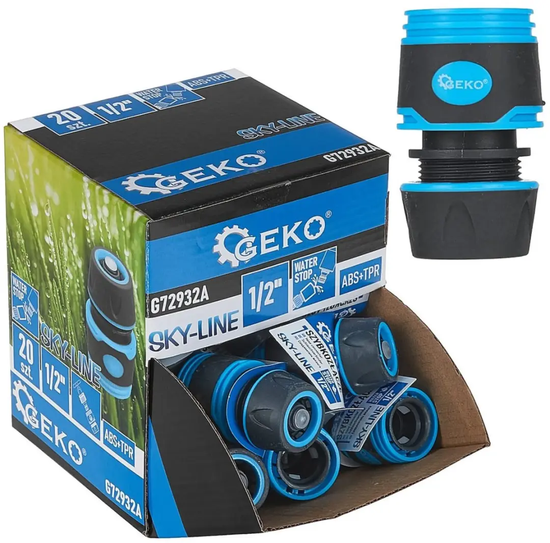 GEKO 1/2" waterstop slangconnector