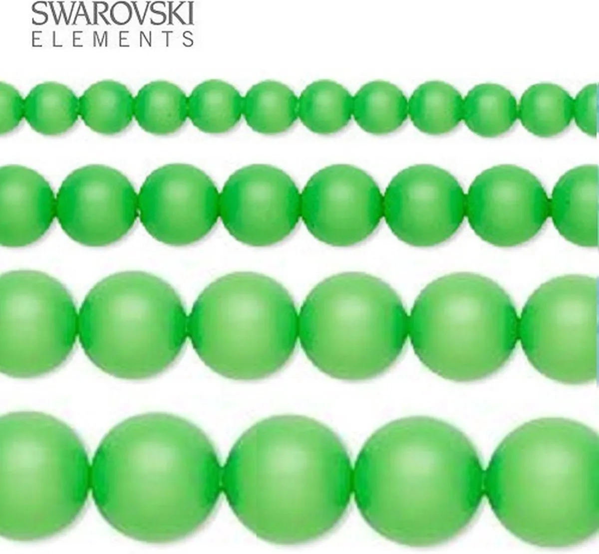 Swarovski Elements Parels 8mm Neon Green