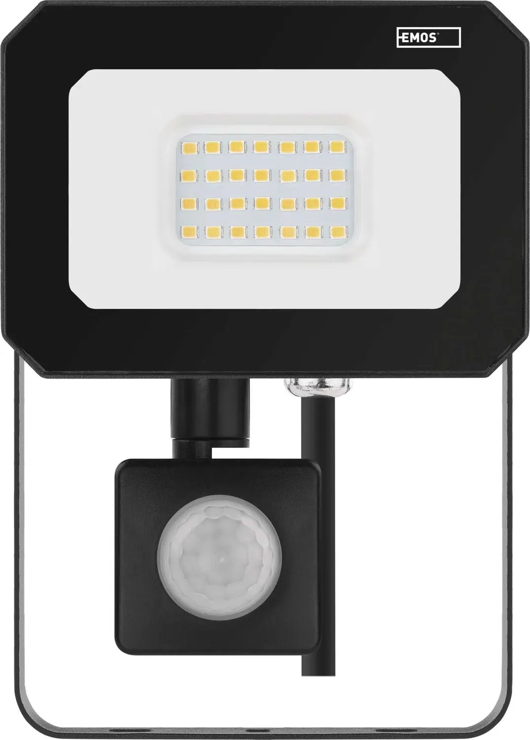 EMOS SIMPO LED-spot met bewegingssensor, 20 W, zwart, neutraal wit, ZS2323