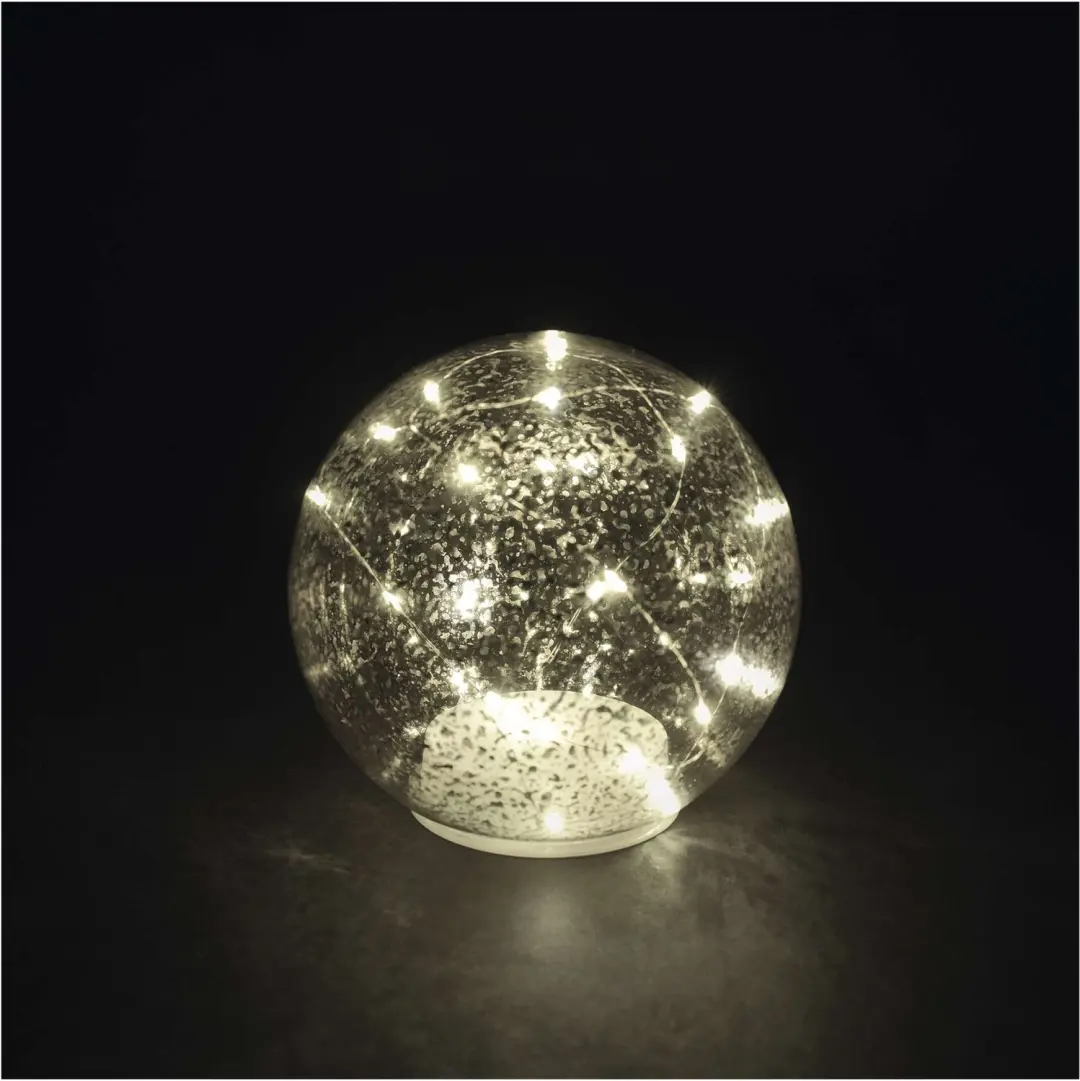 EMOS LED-kerstbal van glas