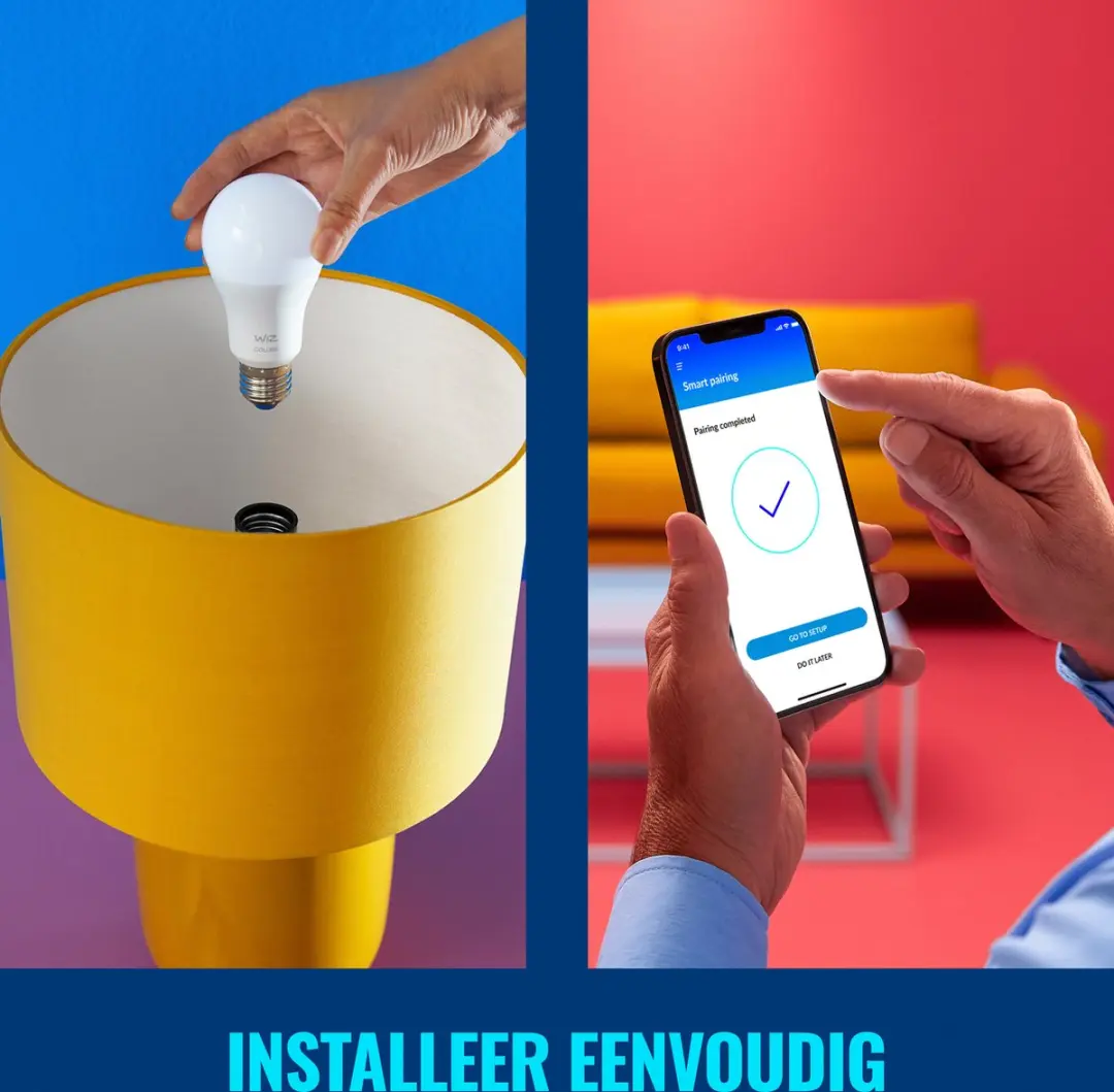 WiZ 929003782122 Slimme LED Globe Lamp E27 - Mat - afbeelding 5 van 6