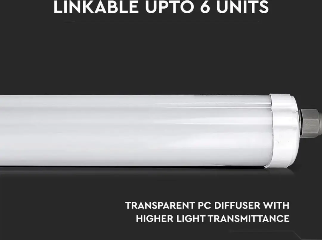 V-TAC LED TL Armatuur 150cm - 48W - 6500K - 3-pack - afbeelding 5 van 6