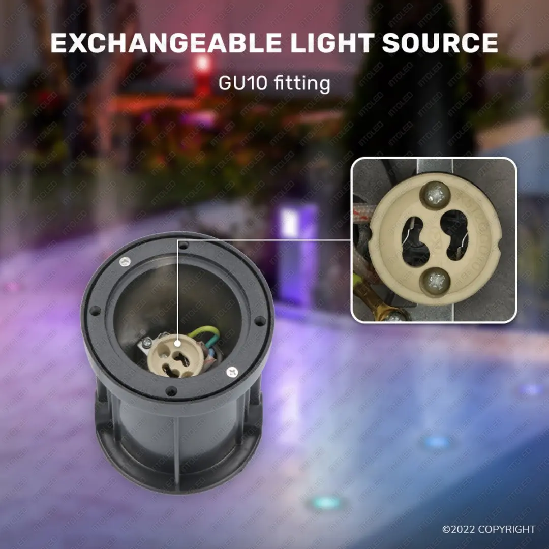 V-tac Smart LED Grondspot Vierkant - 5,5W RGBWW - 6x - afbeelding 4 van 6