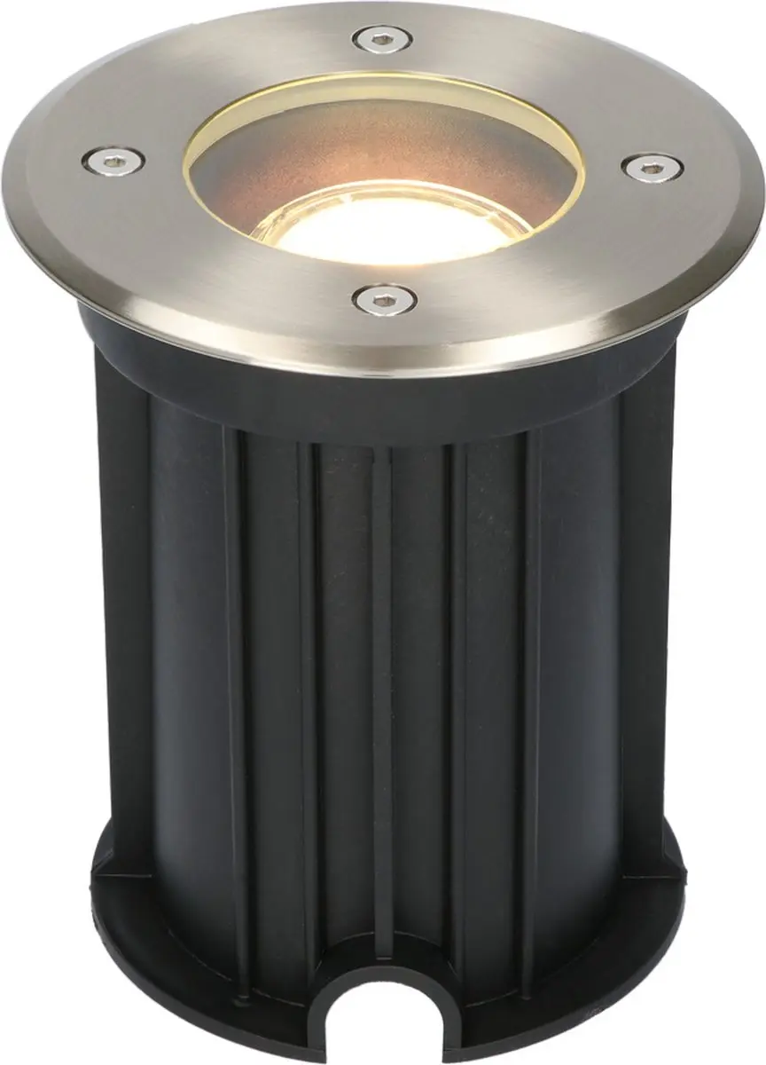 V-tac LED Grondspot Dimbaar Rond RVS 5W 2700K IP65 - afbeelding 3 van 6