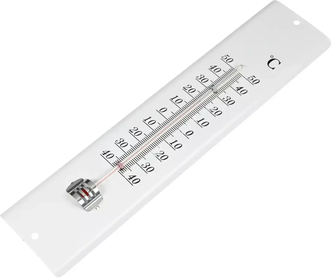 Benson Witte metalen thermometer