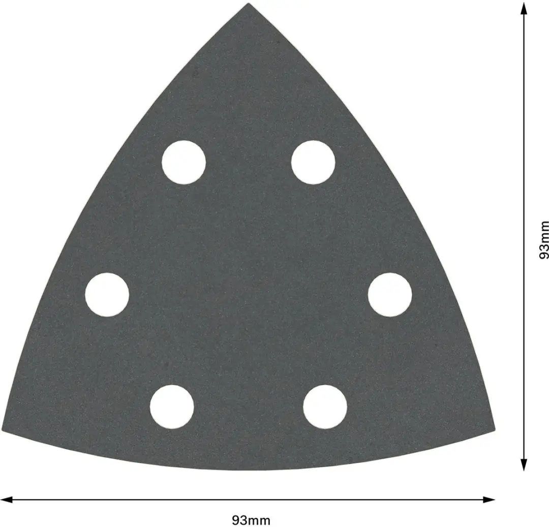 Bosch Best for Stone Deltaschuurpapier 2608605198 K400 5x - afbeelding 6 van 6