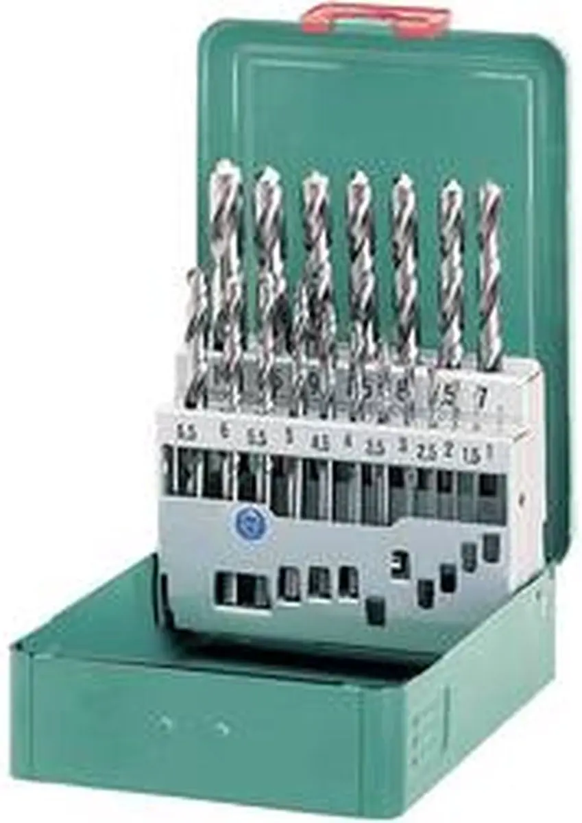 Heller 21962 4 HSS Metaal-spiraalboorset 19-delig