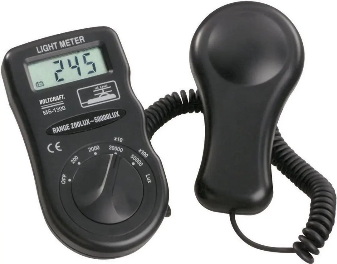 Voltcraft MS-1300 Lichtmeter - 0,1 - 50.000 lx - afbeelding 2 van 4