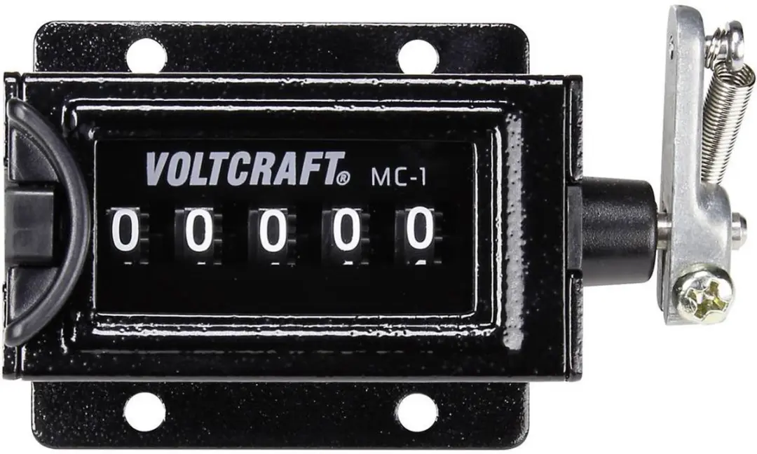 Voltcraft MC-1 Mechanische Teller - Zwart - afbeelding 3 van 3