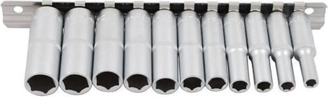 BGS technic 2429 Doppenset lang 1/4 inch 11-delig - Engelse maten - afbeelding 3 van 6
