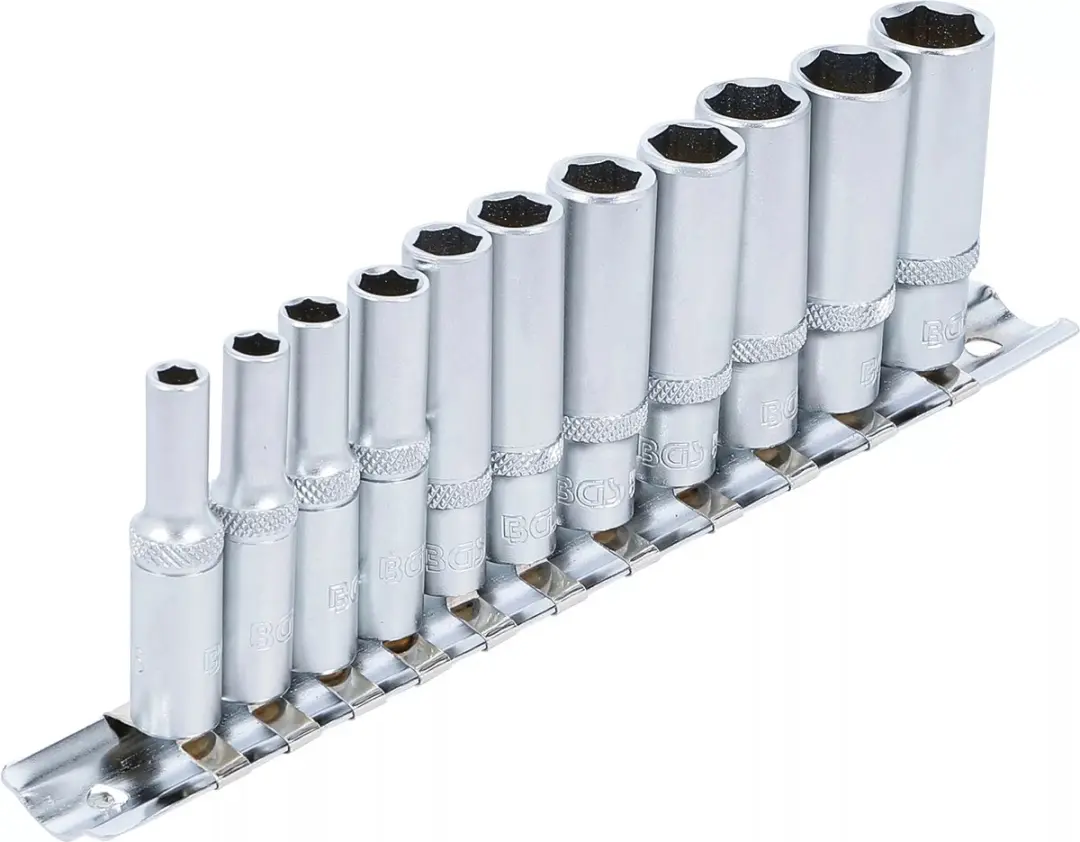 BGS technic 2429 Doppenset lang 1/4 inch 11-delig - Engelse maten - afbeelding 6 van 6