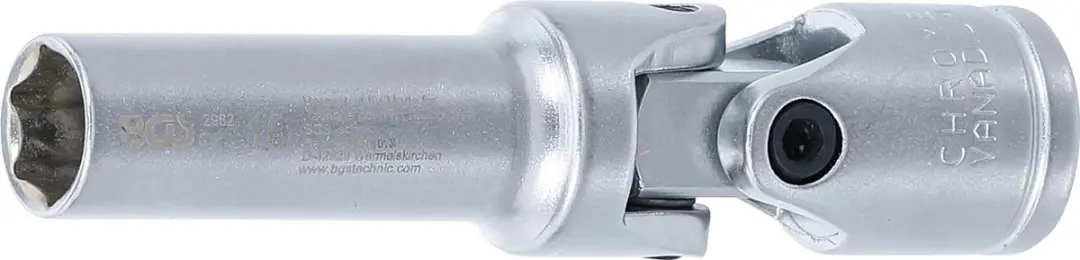 BGS 2982 Gloeibougie Inzetstuk Zeskant - 3/8 inch - 10 mm - afbeelding 5 van 6