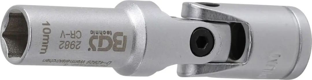 BGS 2982 Gloeibougie Inzetstuk Zeskant - 3/8 inch - 10 mm - afbeelding 6 van 6