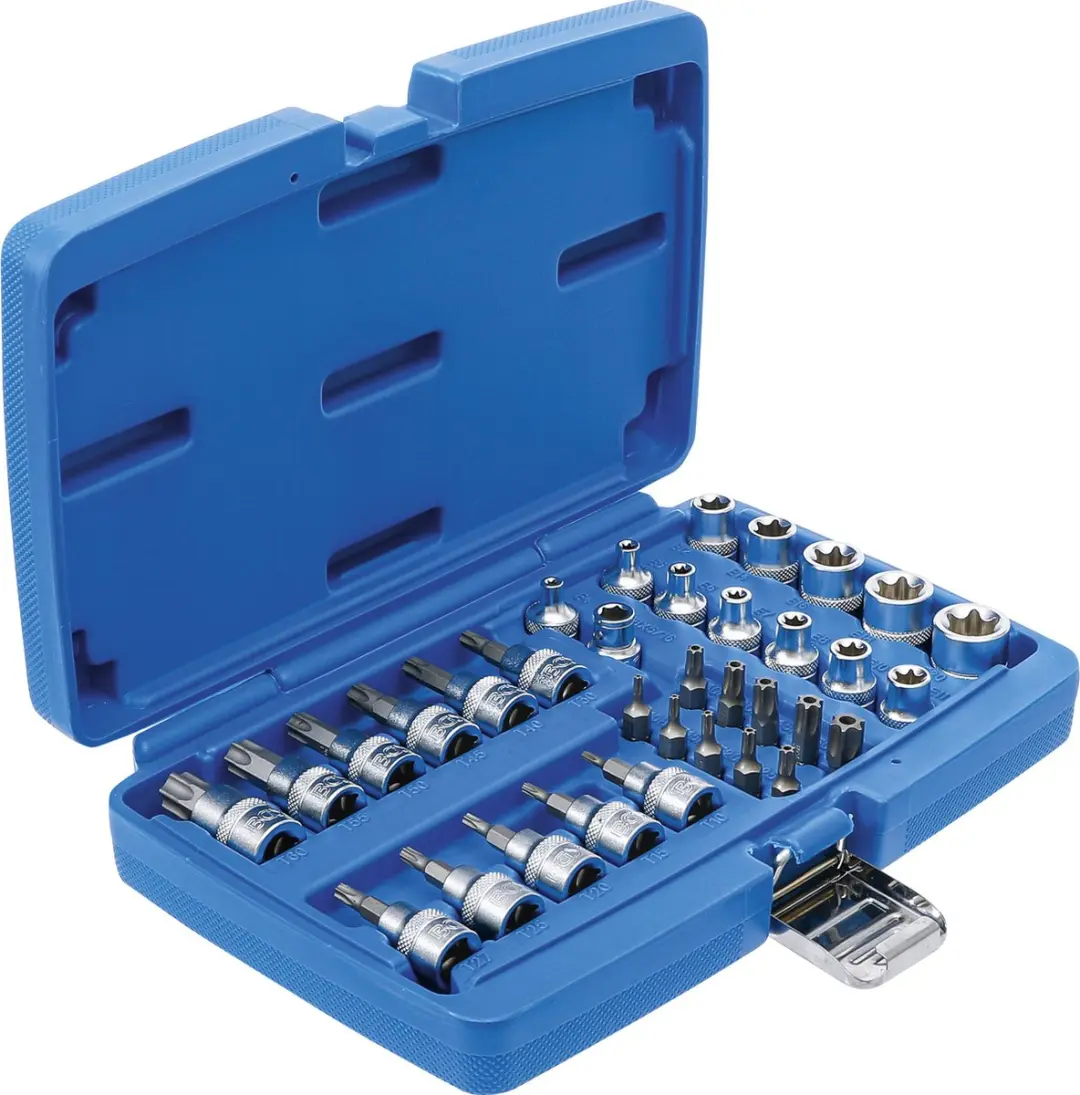 BGS technic Dopsleutelbit- en doppenset 3/8 Torx - 34 delig - afbeelding 6 van 6