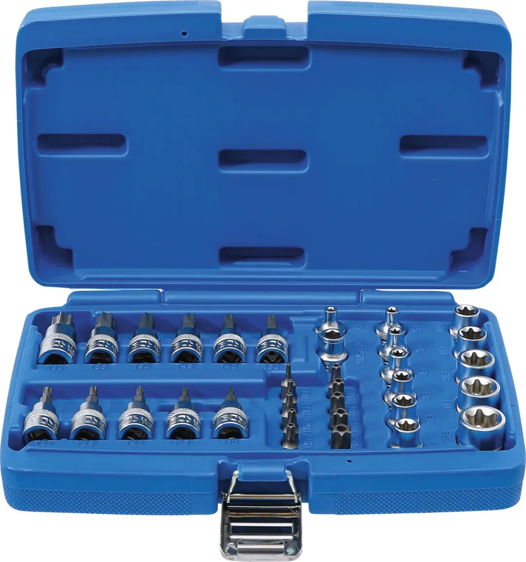 BGS technic Dopsleutelbit- en doppenset 3/8 Torx - 34 delig - afbeelding 2 van 6