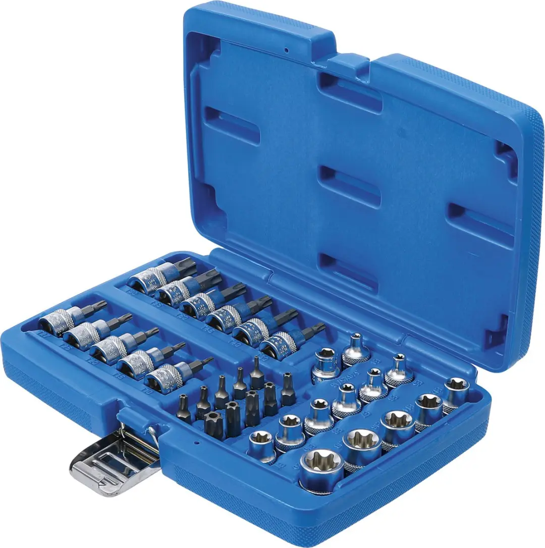 BGS technic Dopsleutelbit- en doppenset 3/8 Torx - 34 delig - afbeelding 5 van 6