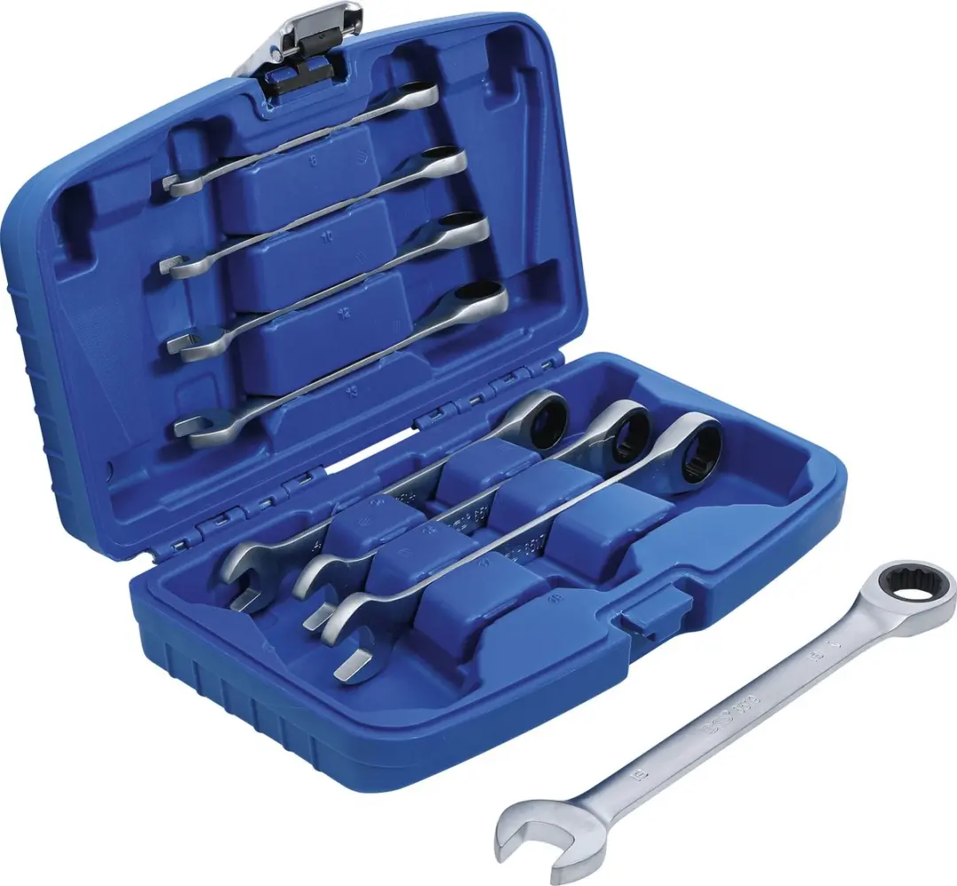 BGS technic Ratelringsteeksleutelset 8-19mm - 8 delig - afbeelding 6 van 6