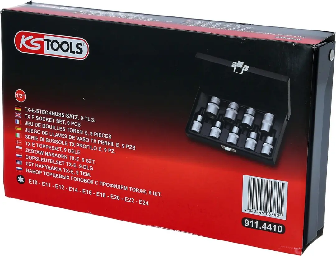 KS Tools TX-E 1/2 Inch Dopsleutelset - 28-delig - afbeelding 3 van 6
