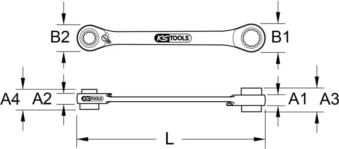 KS Tools 503.4546 Ringsleutel 16-19mm