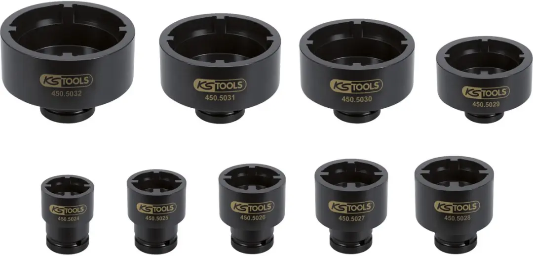 KS Tools 450.5020 Sleutelset met sleufmoeren - 9-delig - afbeelding 2 van 6
