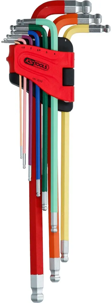 KS Tools Inbus Haakse Schroevendraaierset - 9-delig - afbeelding 2 van 5