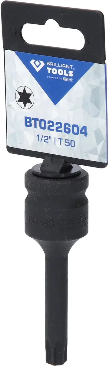 Brilliant Tools BT022604 Kraft Bit-dop Torx T50 - 1/2" - afbeelding 4 van 5