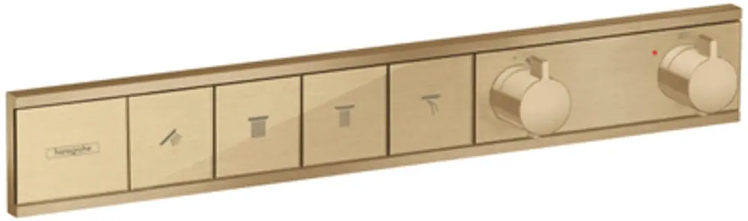 hansgrohe RainSelect 15382140 Inbouwset - Geborsteld Brons - afbeelding 3 van 3