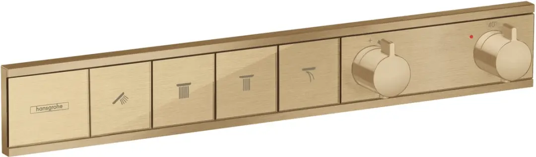 hansgrohe RainSelect 15382140 Inbouwset - Geborsteld Brons - afbeelding 2 van 3