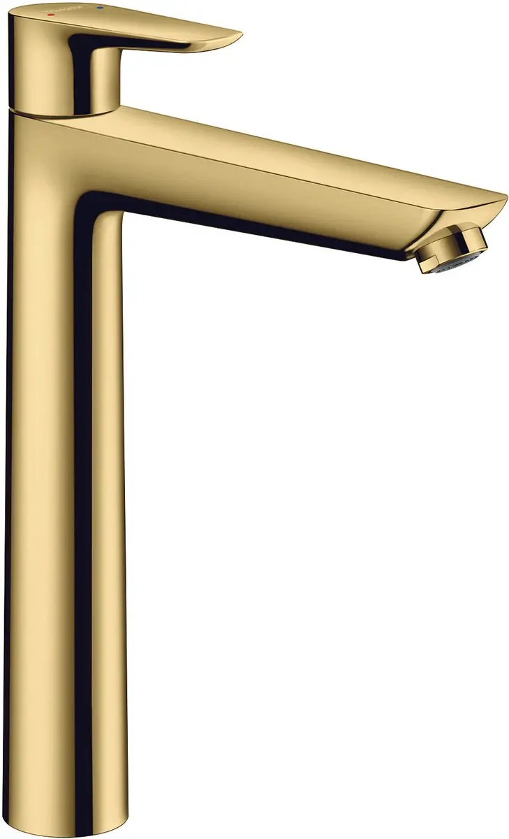 Hansgrohe Talis e 1-gr wastafelmkr 240 zo/afvoer polished gold optic
