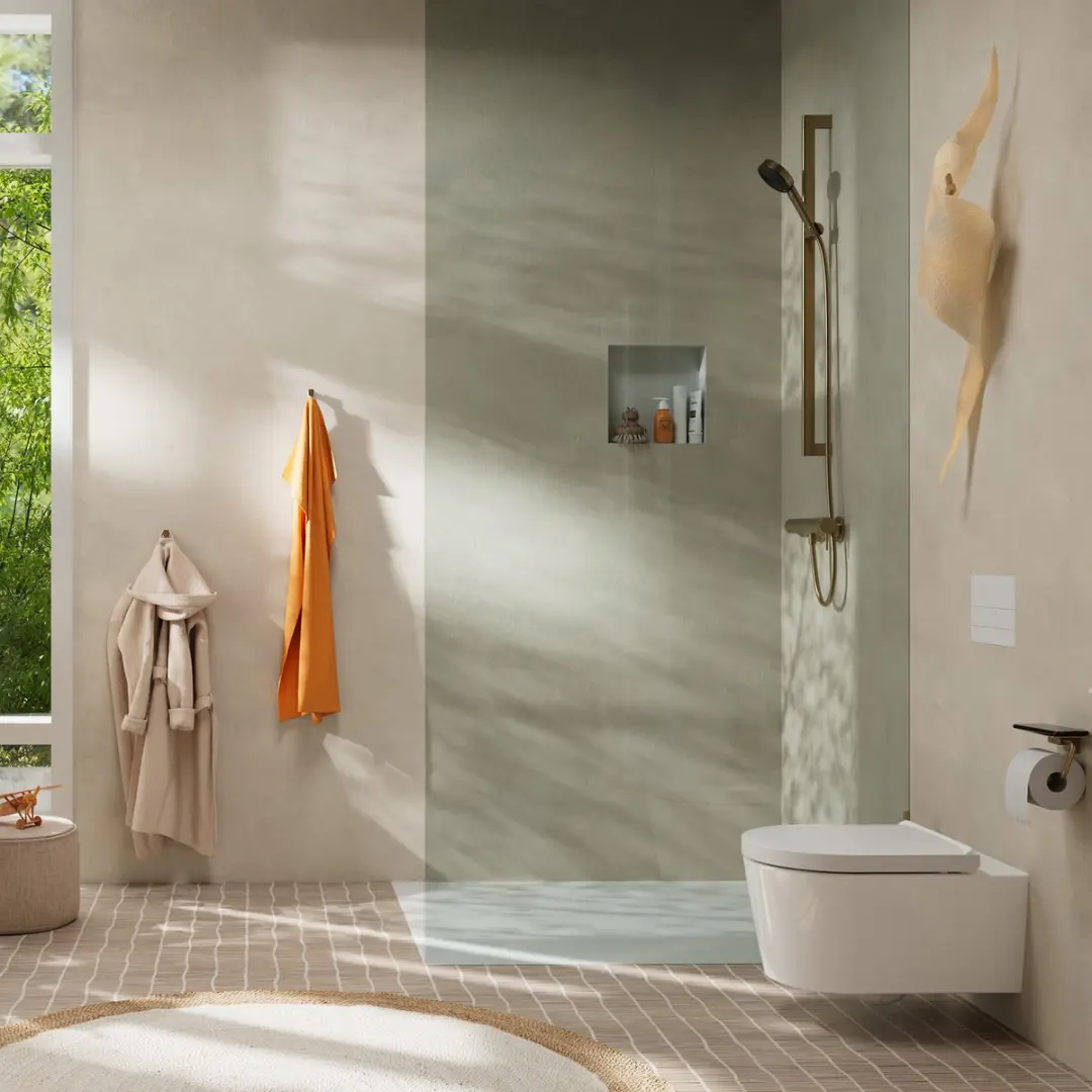 Hansgrohe Tecturis S 73622140 Douchekraan - Brushed Bronze - afbeelding 6 van 6