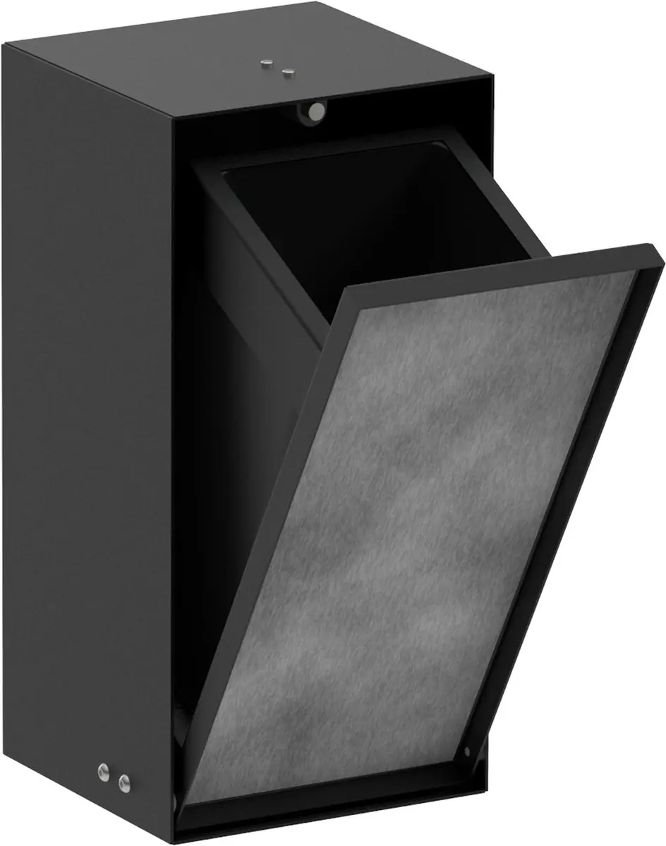 Hansgrohe XtraStoris Rock Ingebouwde Prullenmand 2,5L - 56063670 - afbeelding 5 van 5