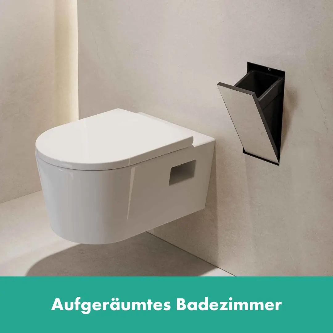 Hansgrohe XtraStoris Rock Ingebouwde Prullenmand 2,5L - 56063670 - afbeelding 4 van 5